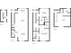 Detailed floor plan showcasing layout of living spaces, bedrooms, and baths at 975 Moda Dr, Atlanta, GA 30316