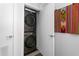 Convenient laundry room with stacked washer and dryer at 975 Moda Dr, Atlanta, GA 30316