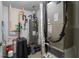 This utility room has a water heater and modern HVAC system at 975 Moda Dr, Atlanta, GA 30316