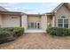 Private backyard with a patio area and mature landscaping, perfect for outdoor relaxation at 3916 Abbott Way # 2, Powder Springs, GA 30127
