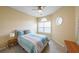 Comfortable bedroom with natural light, a ceiling fan, and neutral decor at 3916 Abbott Way # 2, Powder Springs, GA 30127