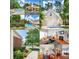 Multi-image of exterior, showcasing pool, front elevation, landscaping, and community entrance at 3916 Abbott Way # 2, Powder Springs, GA 30127