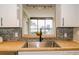Kitchen sink with breakfast bar and amazing city views at 1280 W Peachtree Nw St # 3709, Atlanta, GA 30309