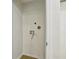 A compact laundry room area equipped with essential hookups and connections at 3469 Sexton Woods Dr, Atlanta, GA 30341