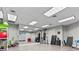 Well-equipped gym with weights, punching bag, fitness balls, and mirrors at 250 Pharr Ne Rd # 1618, Atlanta, GA 30305
