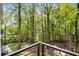 A beautiful view of the wooded backyard from the home's deck at 4201 Brookview Se Dr, Atlanta, GA 30339