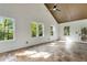 Bright sunroom featuring lots of natural light and high ceilings at 4201 Brookview Se Dr, Atlanta, GA 30339