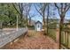 Backyard showing foundation with shed at 1007 Blue Ridge Ne Ave, Atlanta, GA 30306