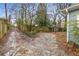 Cobblestone driveway and gated backyard at 1007 Blue Ridge Ne Ave, Atlanta, GA 30306