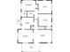 Floor plan showing layout of rooms and dimensions at 1007 Blue Ridge Ne Ave, Atlanta, GA 30306