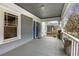 Inviting front porch with a blue door, showing ample space for seating and outdoor enjoyment at 1007 Blue Ridge Ne Ave, Atlanta, GA 30306