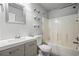 Well-lit bathroom with modern vanity, updated fixtures, and a shower-tub combination at 1297 Quail Hunt Dr, Riverdale, GA 30296