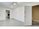 Spacious basement area with white walls, multiple doors, and potential for customization at 1603 Drowning Creek Rd, Dacula, GA 30019
