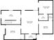 Layout with eat-in kitchen, Gathering room, bedrooms, and bathroom at 1603 Drowning Creek Rd, Dacula, GA 30019