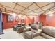 Home theater featuring comfortable seating and a large screen for entertainment at 1603 Drowning Creek Rd, Dacula, GA 30019