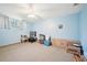 Bonus room with carpet, a ceiling fan and a window for natural light at 4859 Clark Lake Nw Way, Acworth, GA 30102