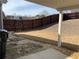 View from a covered porch, overlooking the fenced in backyard at 1162 Mason Lee, Loganville, GA 30052