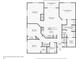 Detailed floor plan showcasing the layout of a spacious home with multiple bedrooms, bathrooms, and living areas at 1910 Cedar Glenn Way # 4401, Atlanta, GA 30339