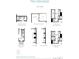 Illustrations presenting various bathroom, sunroom, and fireplace options for the available home models at 522 Healy Dr # 66, Cumming, GA 30040