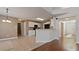 Open-concept living area showcases hardwood floors and seamless flow into the kitchen at 5706 Spring Mill Cir, Lithonia, GA 30038
