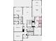 Second floor plan featuring primary suite, sitting area, laundry room, bedrooms, and a loft at 1465 Auburn Glen Rd, Dacula, GA 30019