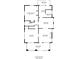 Detailed floor plan showcasing the layout and dimensions of the home's interior spaces at 2791 Pearl St, East Point, GA 30344