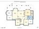 Basement floor plan including rec room, bedroom, bonus room, utility, and bar areas, with dimensions at 714 Billings Farm Ln, Canton, GA 30115