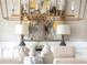 Sophisticated dining room with contemporary lighting and decor, perfect for elegant gatherings and dinner parties at 714 Billings Farm Ln, Canton, GA 30115