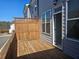 Wooden deck with privacy wall and sliding glass door to home at 1309 Bennett Creek Ovlk, Suwanee, GA 30024
