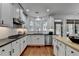Spacious kitchen with custom cabinets, stainless appliances, and eat-in breakfast area at 3350 Vista Creek Dr, Dacula, GA 30019