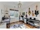 Home office or studio with hardwood floors and natural light at 3350 Vista Creek Dr, Dacula, GA 30019