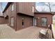 Wooden deck with a seating area at 1511 Womack Rd, Atlanta, GA 30338