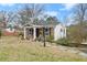 Beautifully landscaped front yard showcases this single-story home with stone accents and a cozy porch at 1164 Sandtown Sw Rd, Marietta, GA 30008