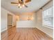 Living room with a view, featuring attractive laminate flooring and neutral walls at 60 Kyler Way Way, Dallas, GA 30157