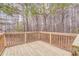 View of wooden deck overlooking the property at 60 Kyler Way Way, Dallas, GA 30157