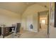 Home office with desk, office chair, and view into hall at 200 Baumgard Way, Locust Grove, GA 30248