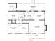 Detailed floor plan of the home, showcasing the layout of rooms and covered deck at 2570 Curtis Sw Rd, Marietta, GA 30064