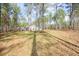 Large backyard with mature trees provides privacy and an expansive outdoor area at 1312 Mcgarity Rd, Temple, GA 30179