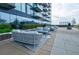 Relaxing outdoor patio with comfortable seating, lush greenery, and a modern aesthetic at 788 W Marietta Nw St # 1302, Atlanta, GA 30318