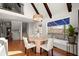 Dining room with hardwood floors and access to the outdoor deck perfect for entertaining at 1364 Tsali Trl, Morrow, GA 30260