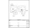 Detailed schematic drawing shows layout with dimensions of a two-story home and patio at 2815 Chandler Grove Dr, Buford, GA 30519