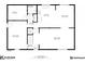 Layout of the first floor featuring living room, dining room, kitchen, Gathering room and bathroom at 2134 Elinwood Dr, Atlanta, GA 30344