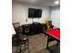 Game room featuring a pool table, speakers, TV and stools at 3523 Lehigh Way, Decatur, GA 30034