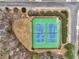 Aerial view of the community tennis courts in a quiet setting with landscaping at 5712 Overlook Cir, Powder Springs, GA 30127