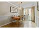 Charming dining area with hardwood floors, a wooden table, and a stylish light fixture at 1600 Briarcliff Ne Rd # 5, Atlanta, GA 30306
