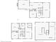 Complete floorplan showcasing main floor, second floor and basement layouts at 4481 Buckingham Cir, Decatur, GA 30035