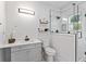 Modern bathroom with new vanity, sleek sink, and glass shower offering contemporary luxury at 937 Camilla Sw St, Atlanta, GA 30314
