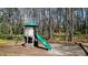 Modern playground structure with slide and climbing features, surrounded by mature trees and soft ground cover at 1583 Mosaic Way, Smyrna, GA 30080