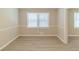 Dining Room featuring neutral flooring, chair rail and light tan walls at 5845 Highway 92, Fairburn, GA 30213