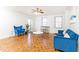 Inviting living room with hardwood floors, stylish furnishings, and a bright ambiance at 300 W Peachtree St # 8C, Atlanta, GA 30308